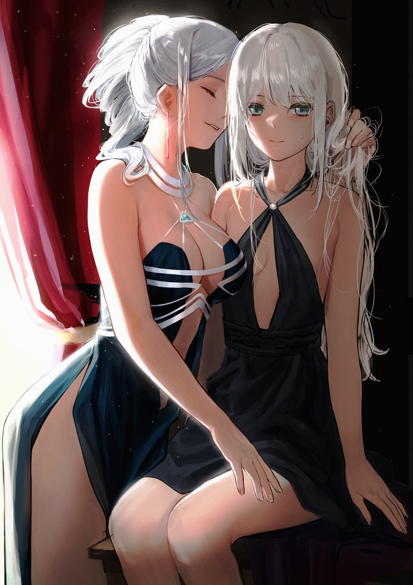 This is a pixiv picture whose title is ak12 & an94.