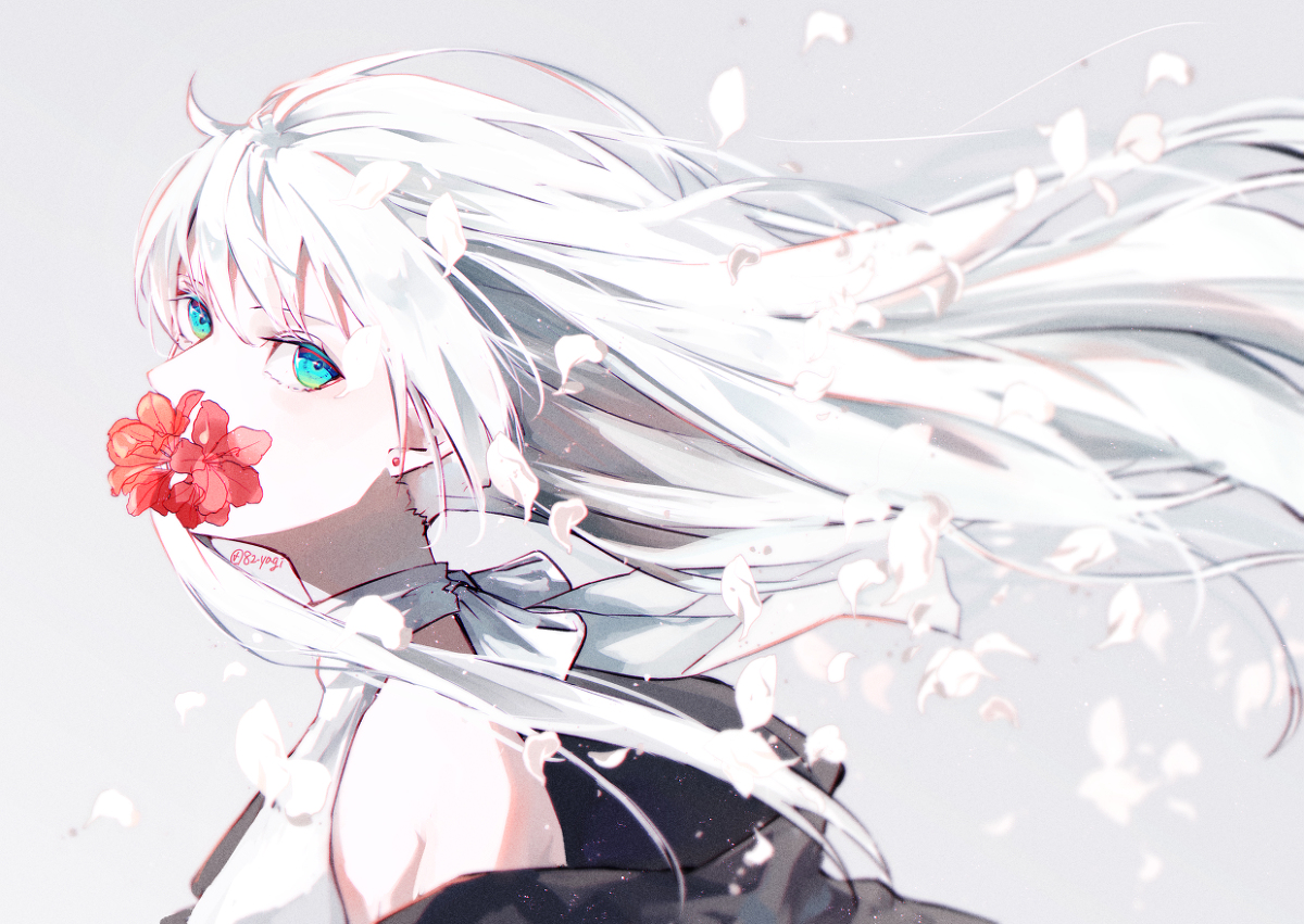 This is a pixiv picture whose title is fragility.