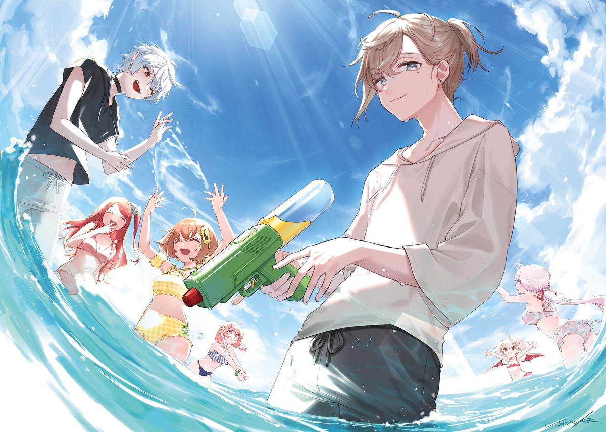 This is a pixiv picture whose title is summer.