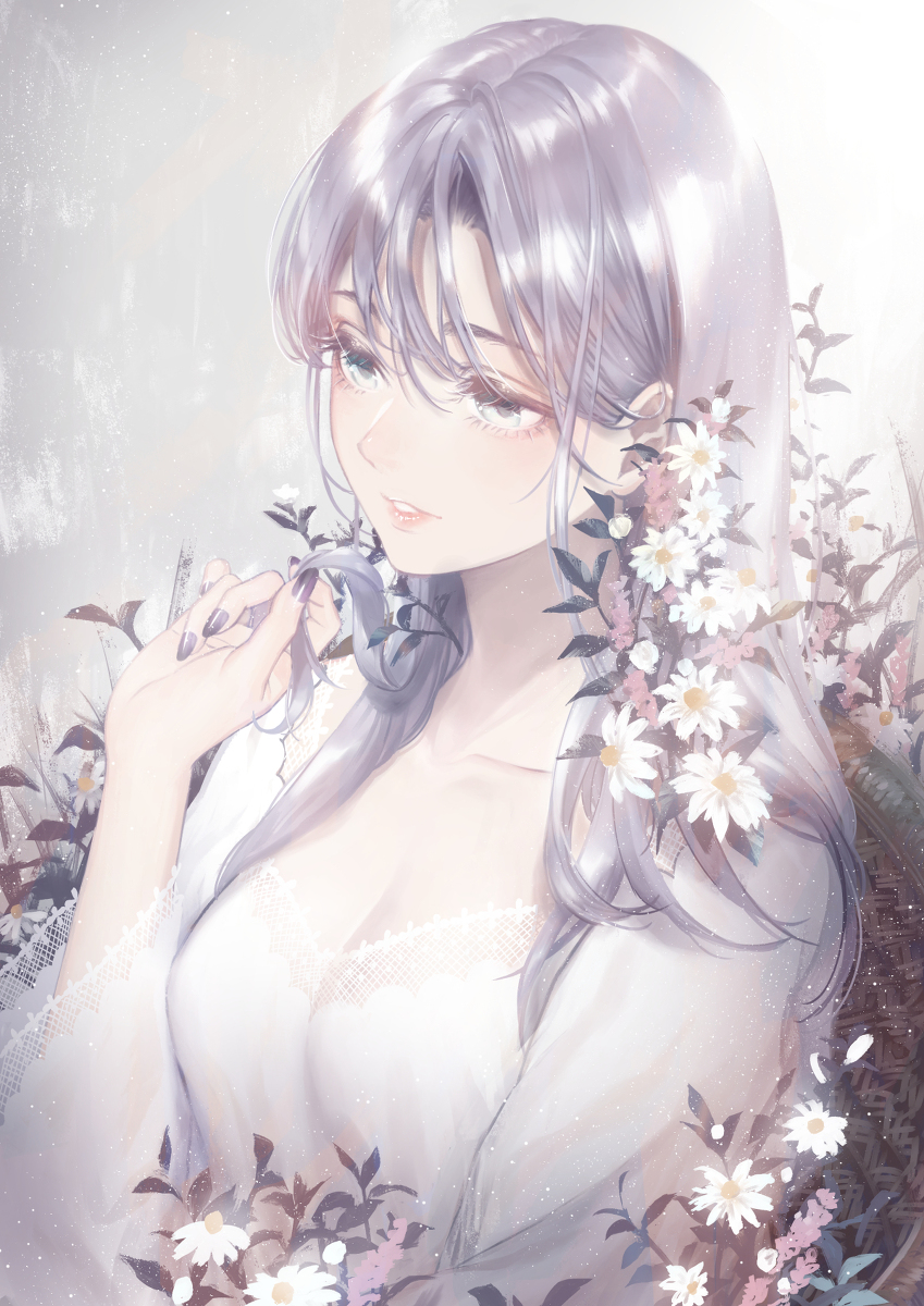 This is a pixiv picture whose title is 🌼.