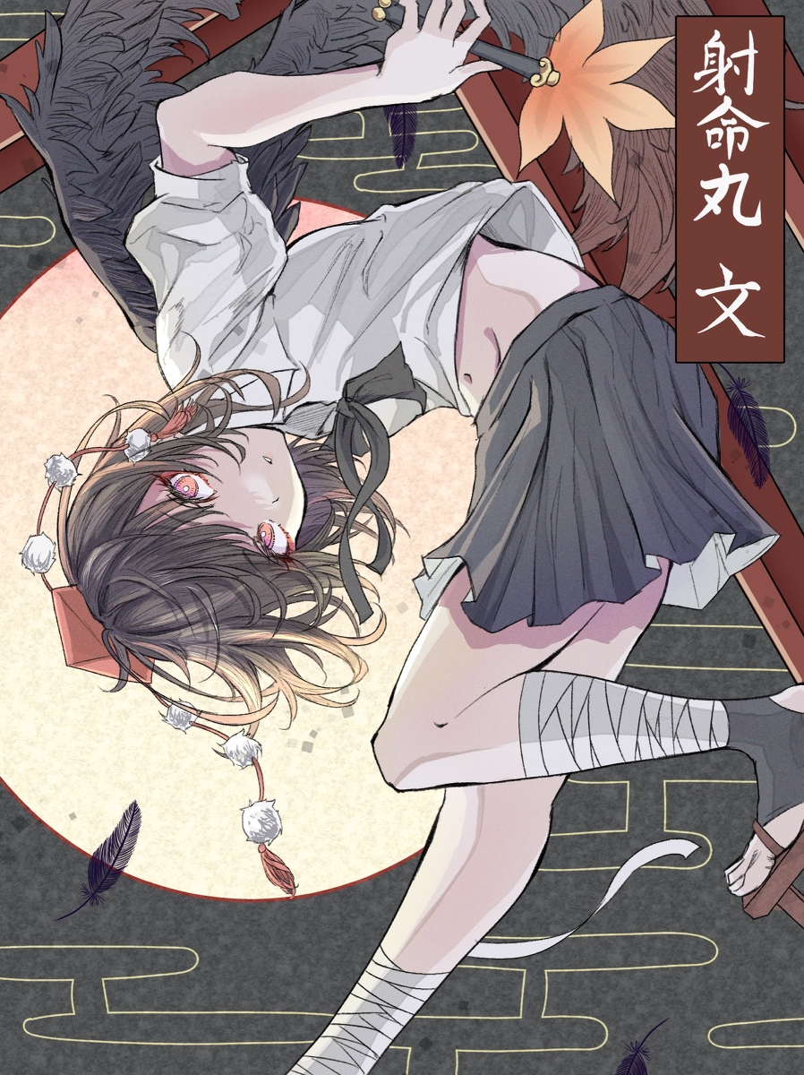 This is a pixiv picture whose title is 鴉天狗.