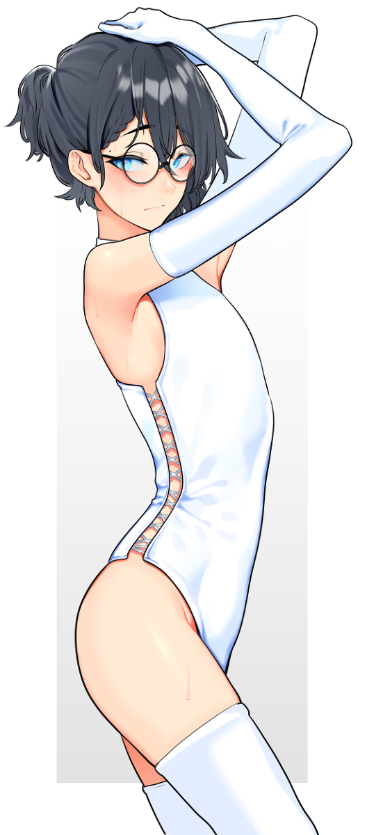 This is a pixiv picture whose title is 白クシザキ.