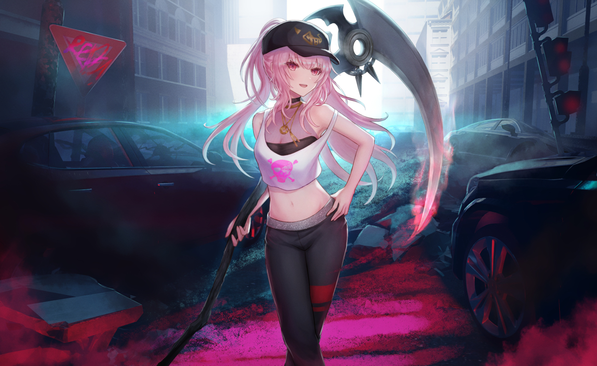 This is a pixiv picture whose title is 死神.