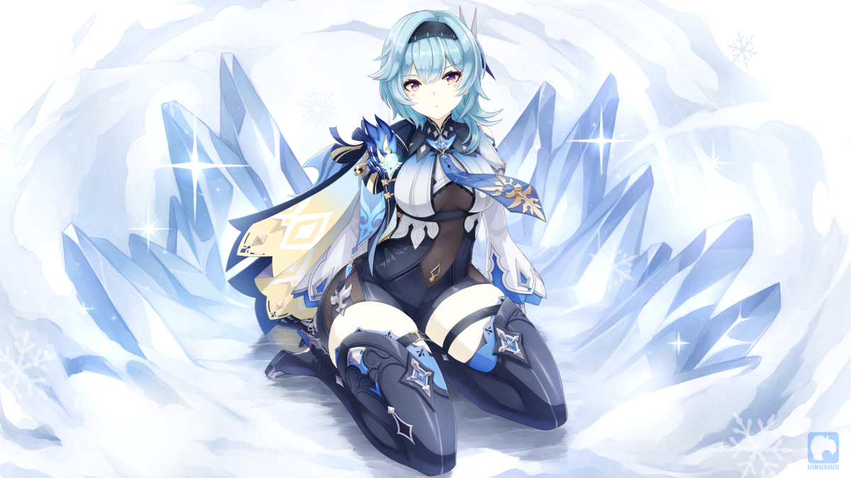 This is a pixiv picture whose title is Eula.