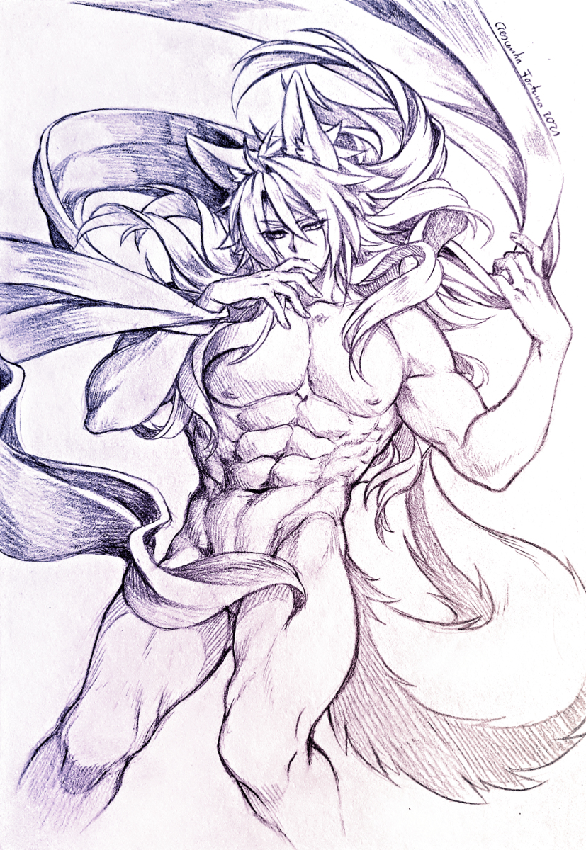 This is a pixiv picture whose title is Like marble.