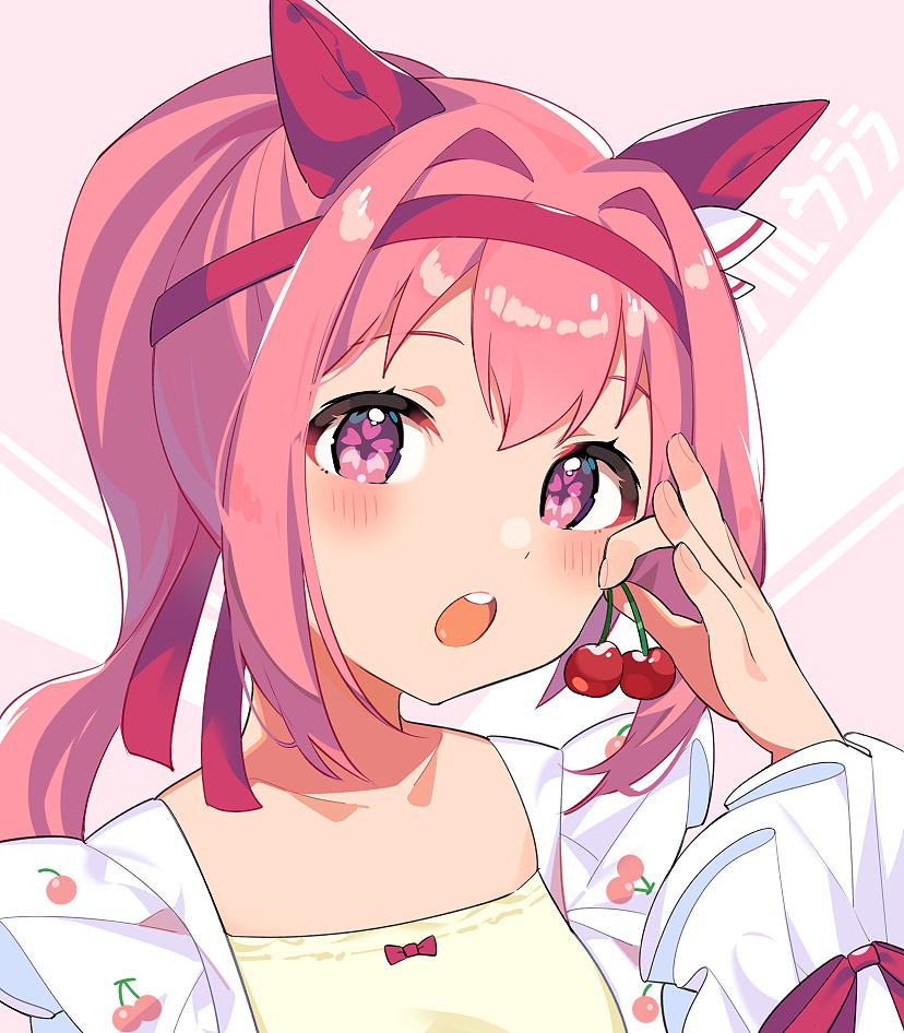 This is a pixiv picture whose title is ハルウララ.