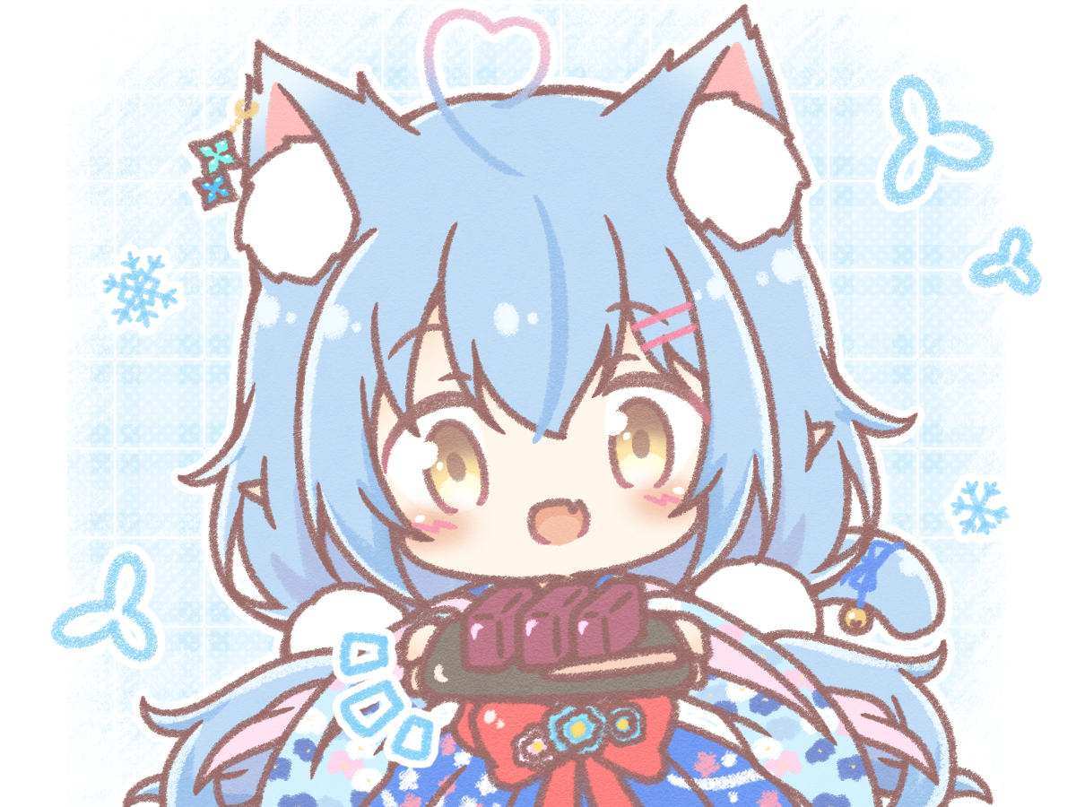 This is a pixiv picture whose title is 和菓子ラミィちゃん❄.