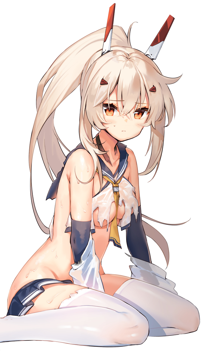 This is a pixiv picture whose title is ボロボロ綾波.