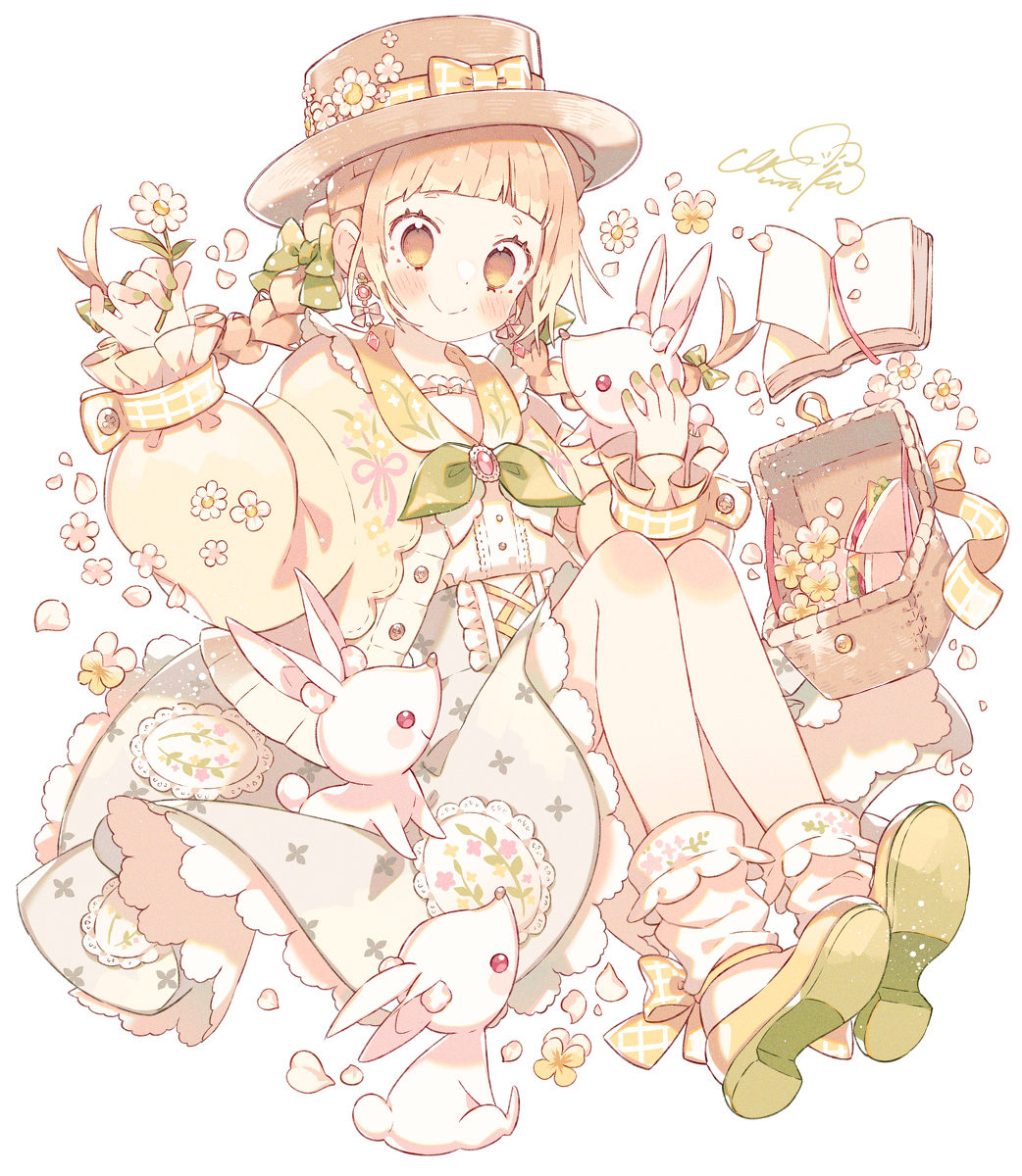 This is a pixiv picture whose title is holiday🌼.