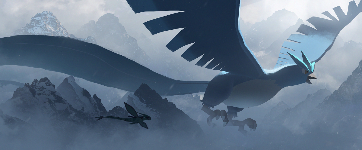 This is a pixiv picture whose title is 三鳥.