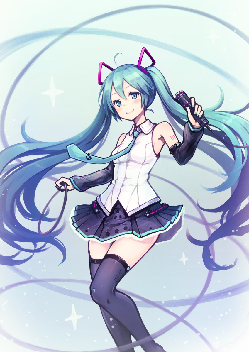 This is a pixiv picture whose title is 【メイキング】初音ミク.