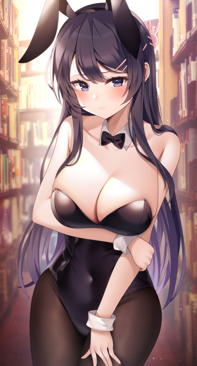 This is a pixiv picture whose title is バニーガール先輩.