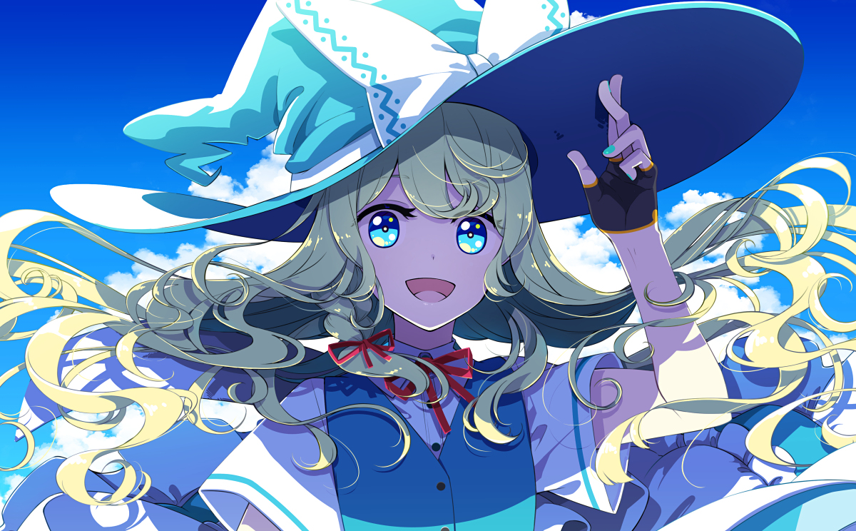 This is a pixiv picture whose title is 夏魔理沙.