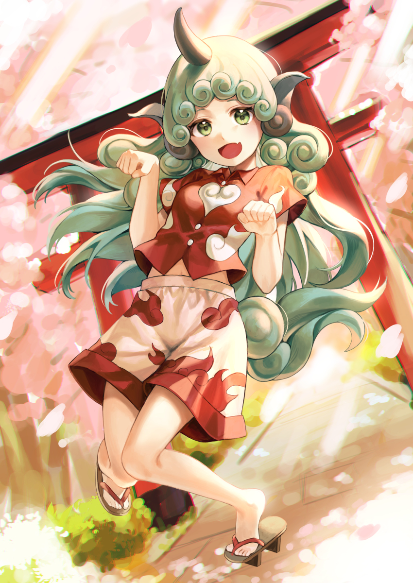 This is a pixiv picture whose title is あうんちゃん！.