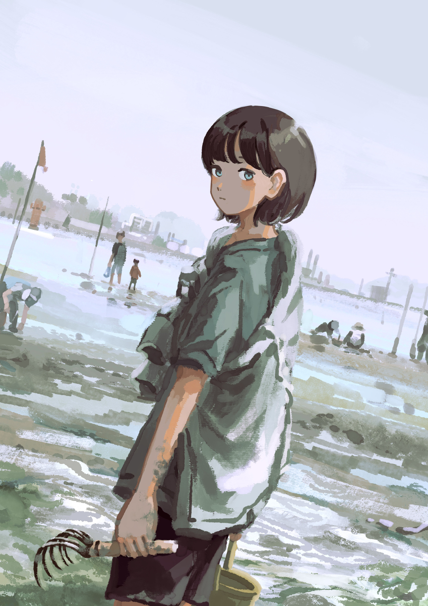 This is a pixiv picture whose title is estuary.