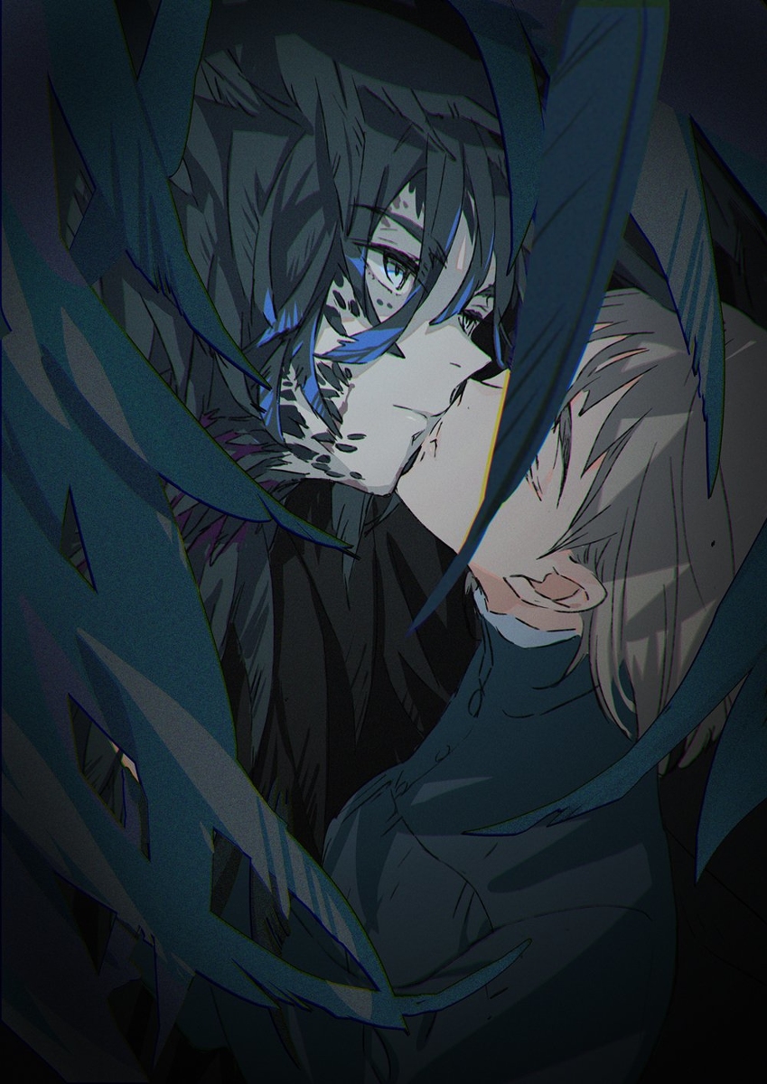 This is a pixiv picture whose title is 黒ハウル.