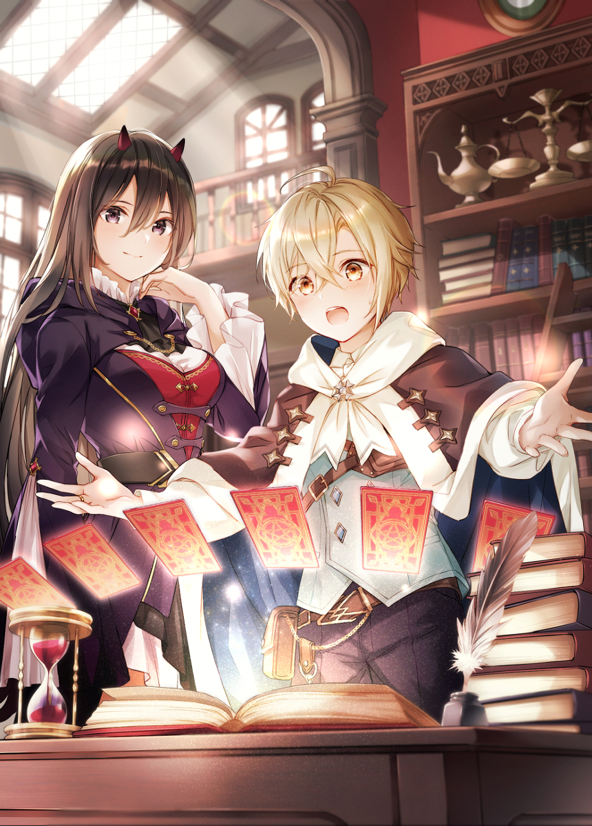 This is a pixiv picture whose title is 小さな魔法の物語.