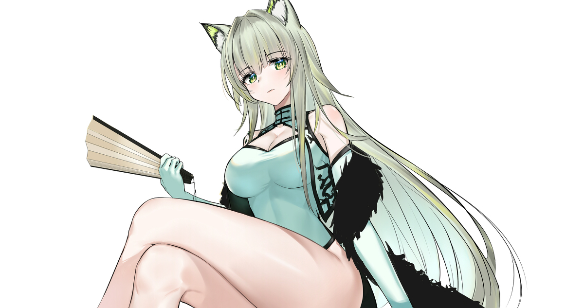 This is a pixiv picture whose title is ケルシー　チャイナドレス2.