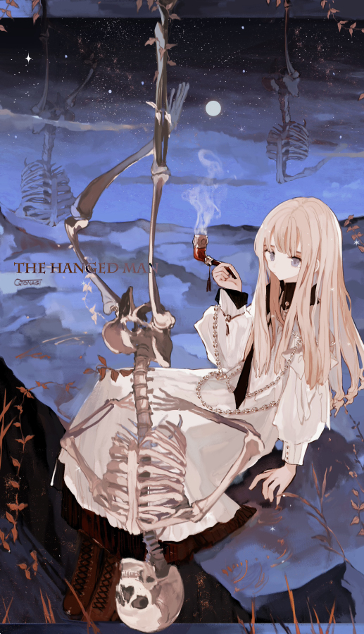 This is a pixiv picture whose title is The Hanged Man.