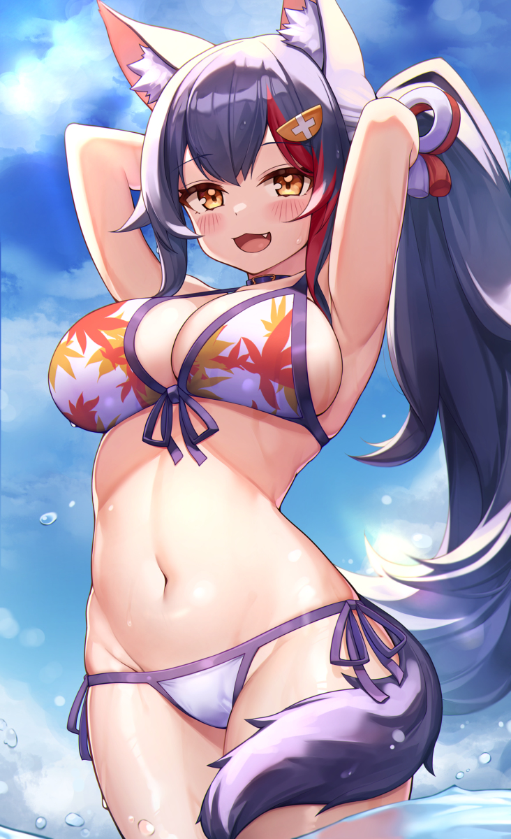 This is a pixiv picture whose title is 真夏のミオしゃ.