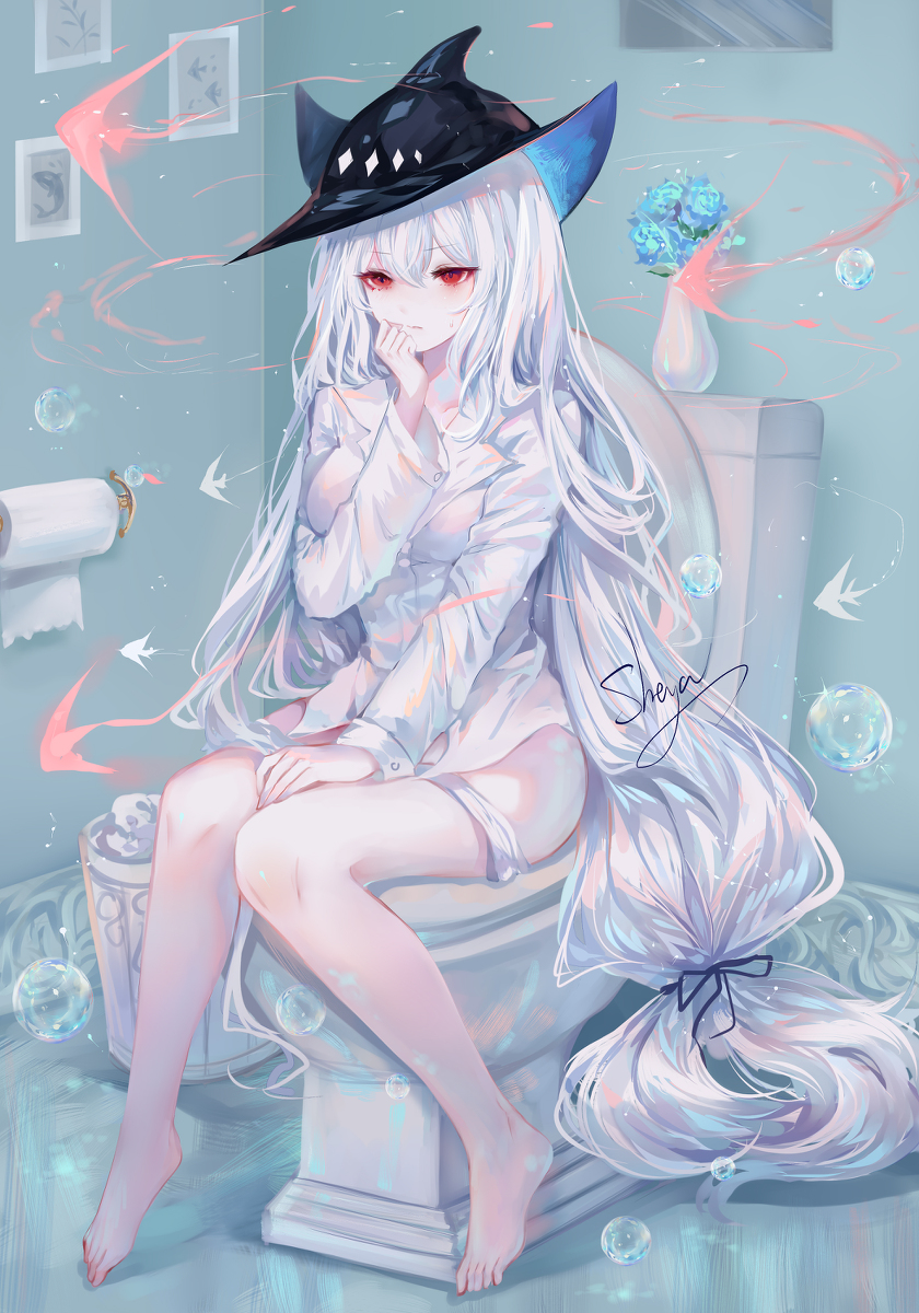 This is a pixiv picture whose title is 🐋🚽🐋.