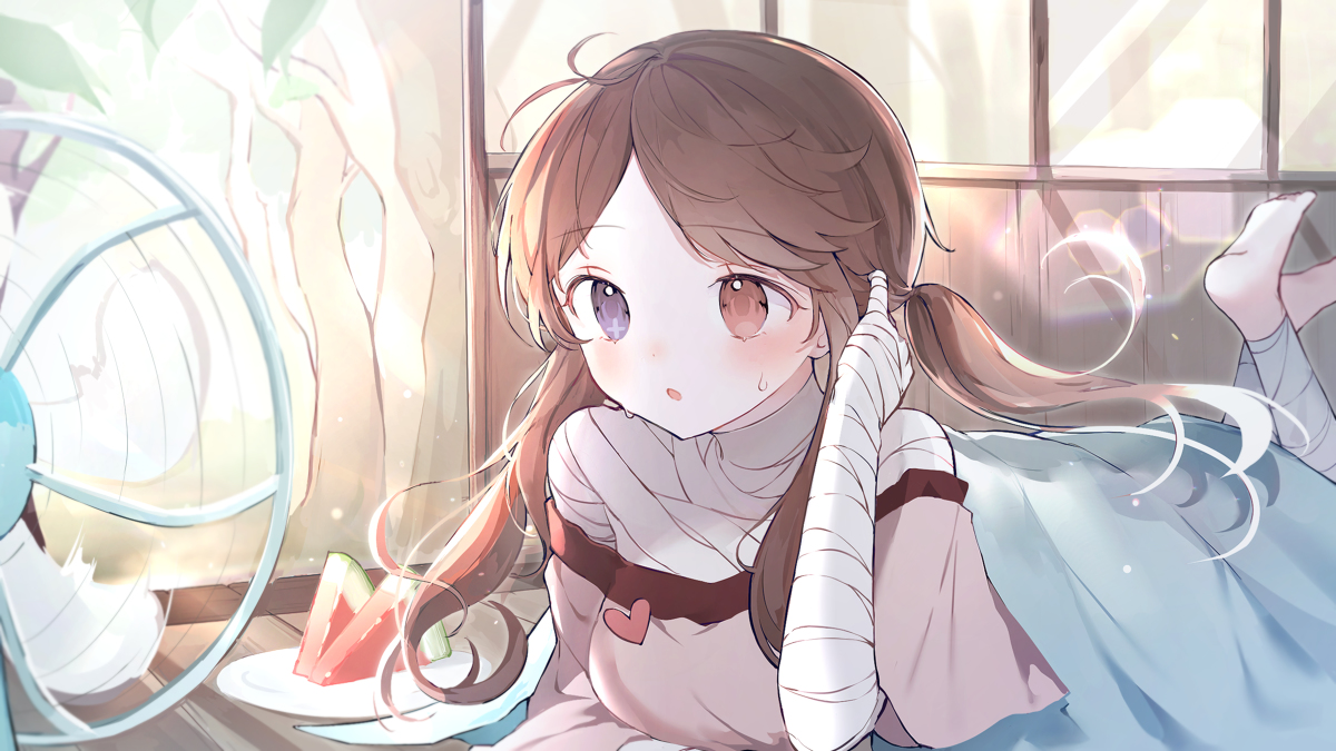 This is a pixiv picture whose title is 夏.