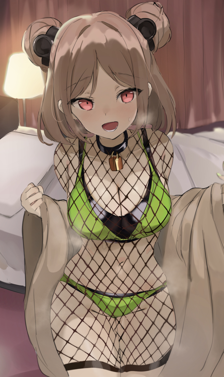 This is a pixiv picture whose title is P90.