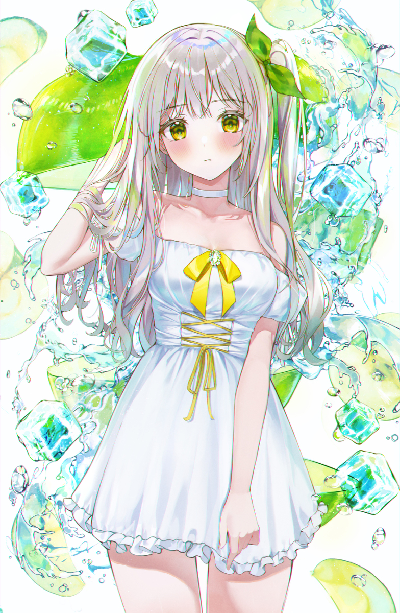 This is a pixiv picture whose title is 🍏.