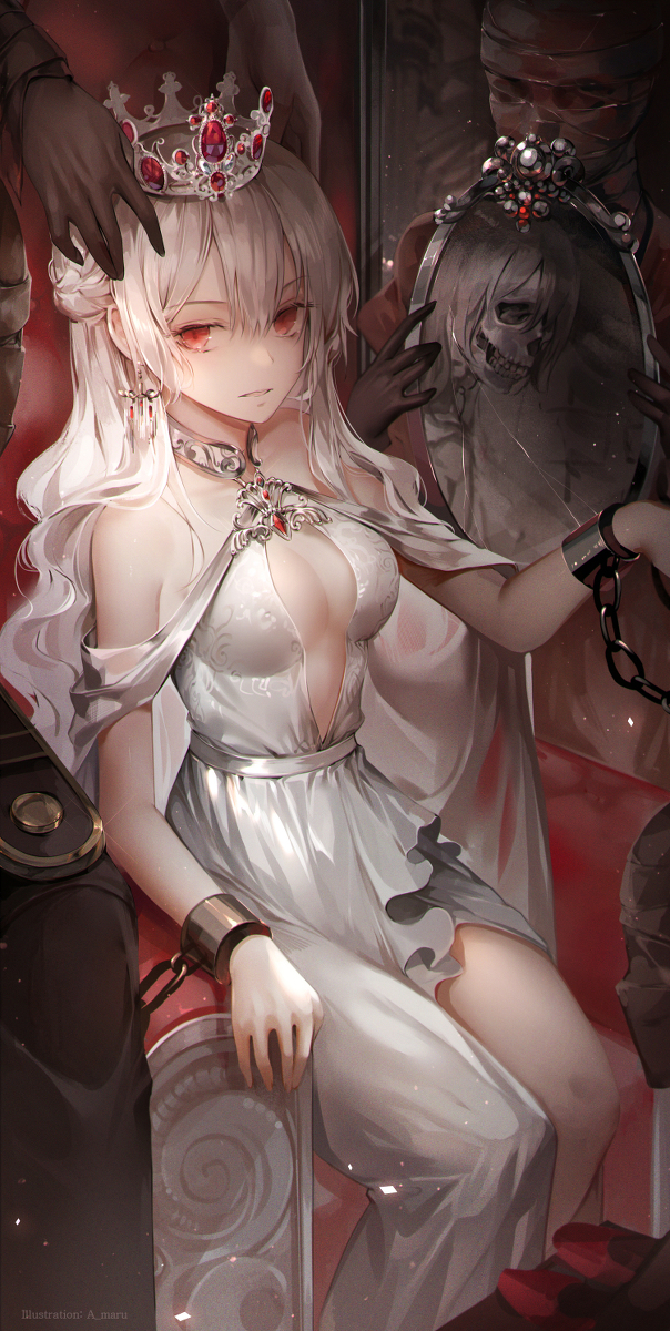 This is a pixiv picture whose title is Queen of the Dead.