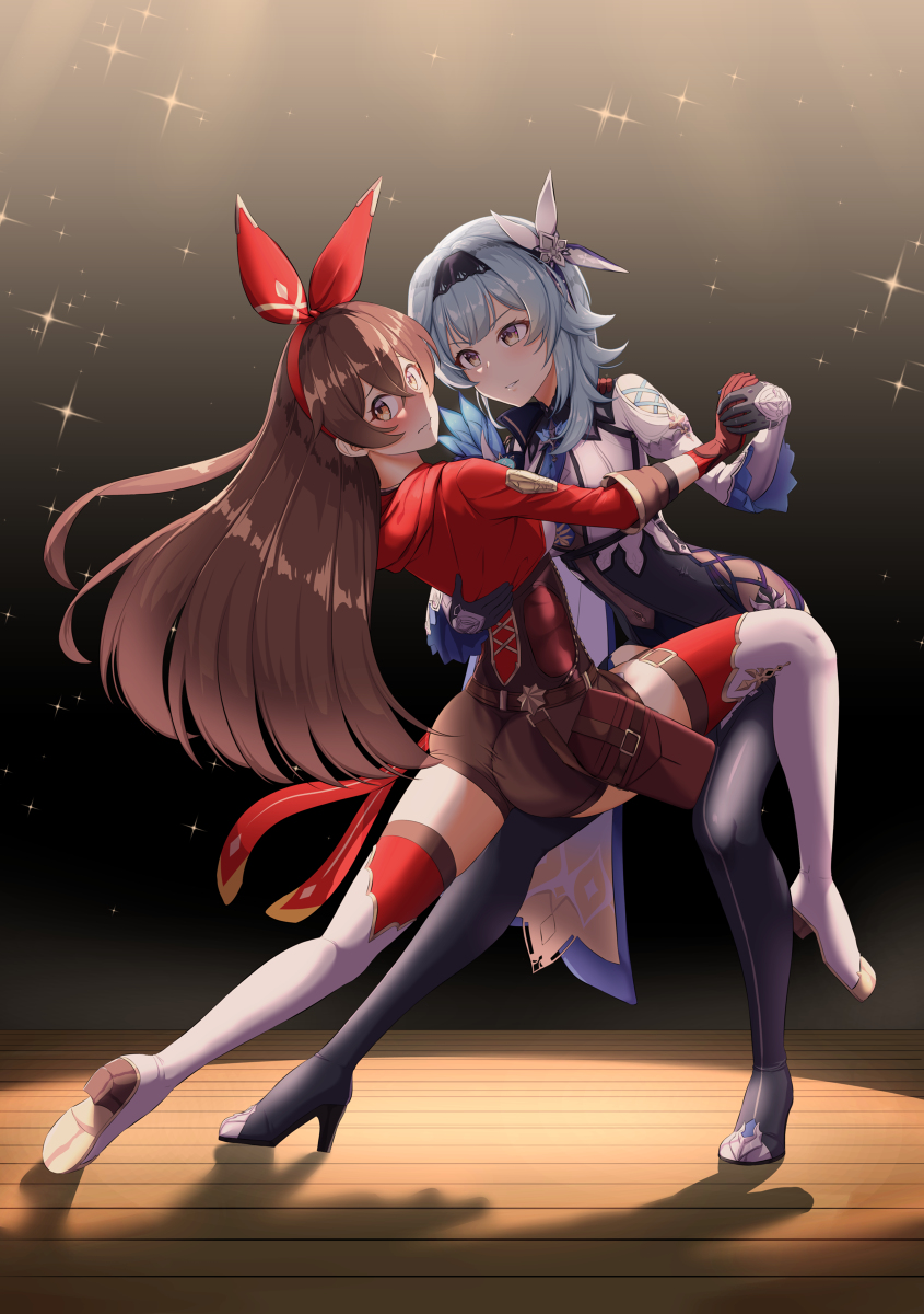 This is a pixiv picture whose title is It takes two to tango.