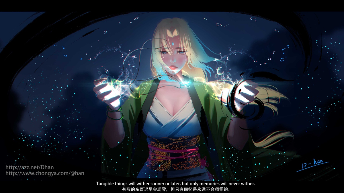 This is a pixiv picture whose title is 火影忍者——纲手.