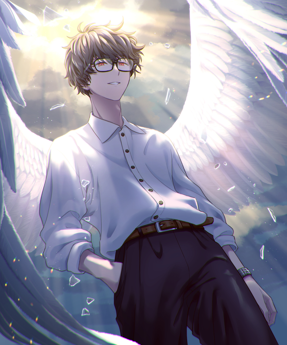 This is a pixiv picture whose title is 天使.