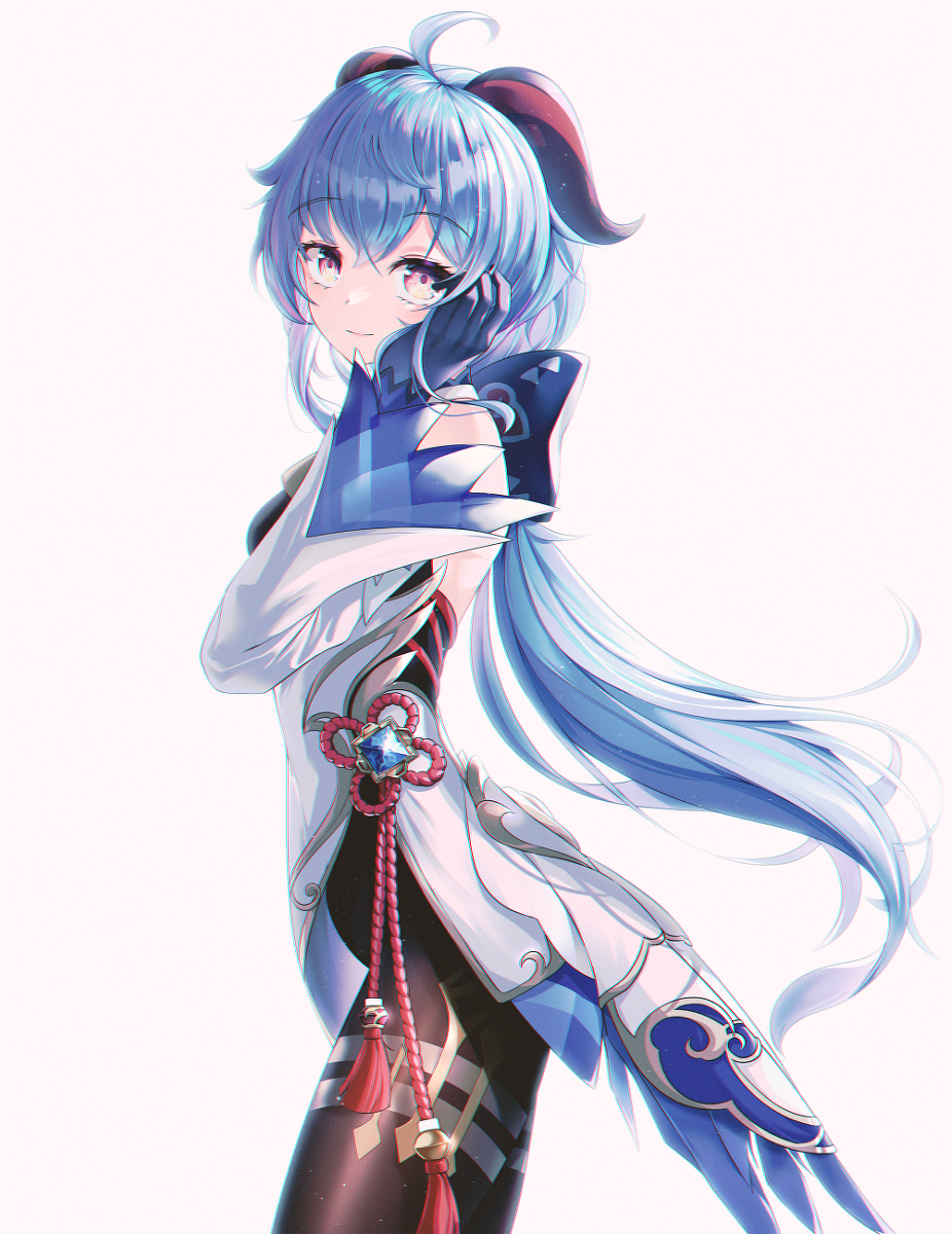 This is a pixiv picture whose title is 甘雨.