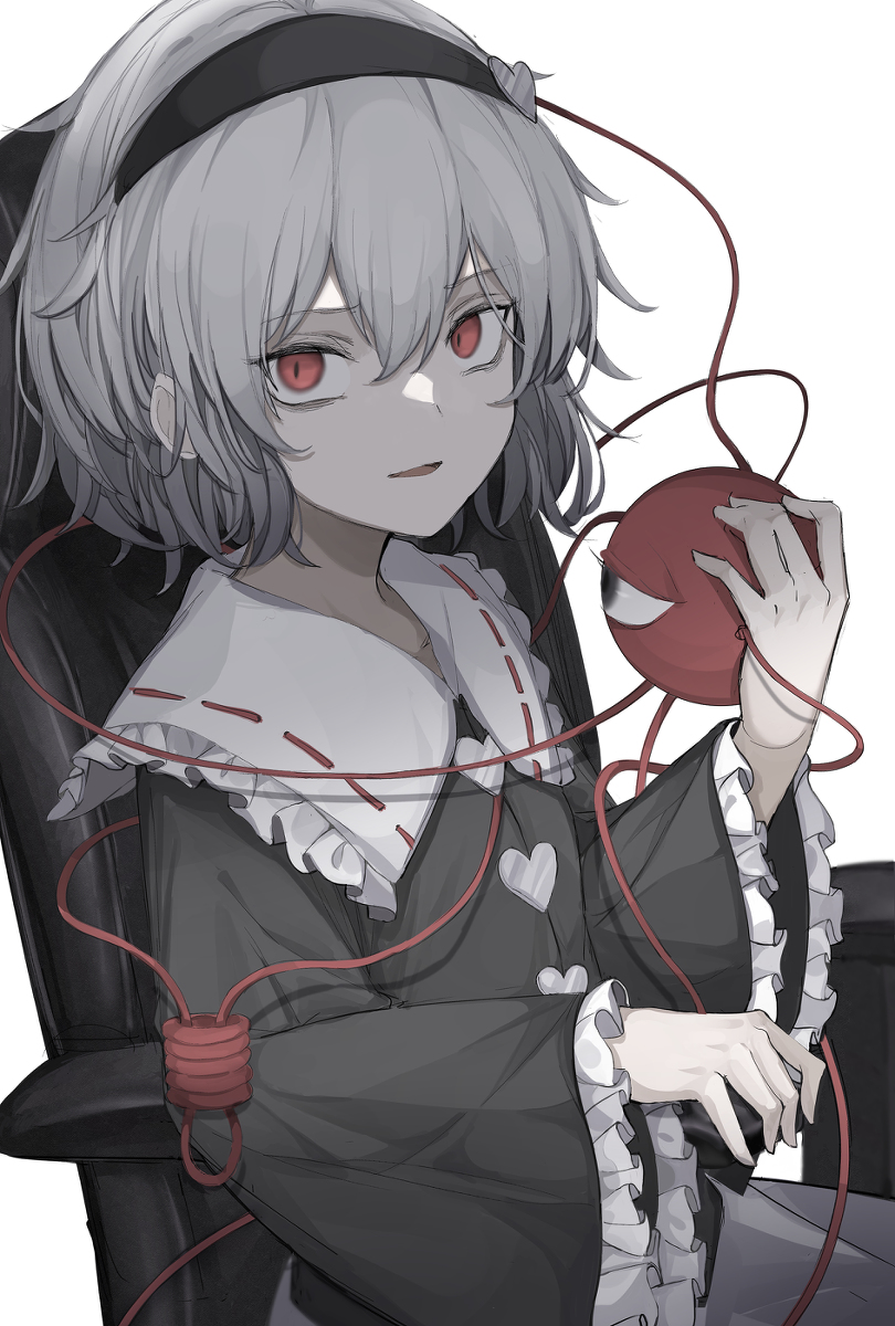 This is a pixiv picture whose title is アルビノさとり様.