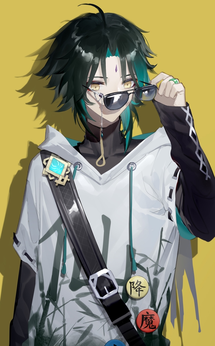 This is a pixiv picture whose title is 魈.
