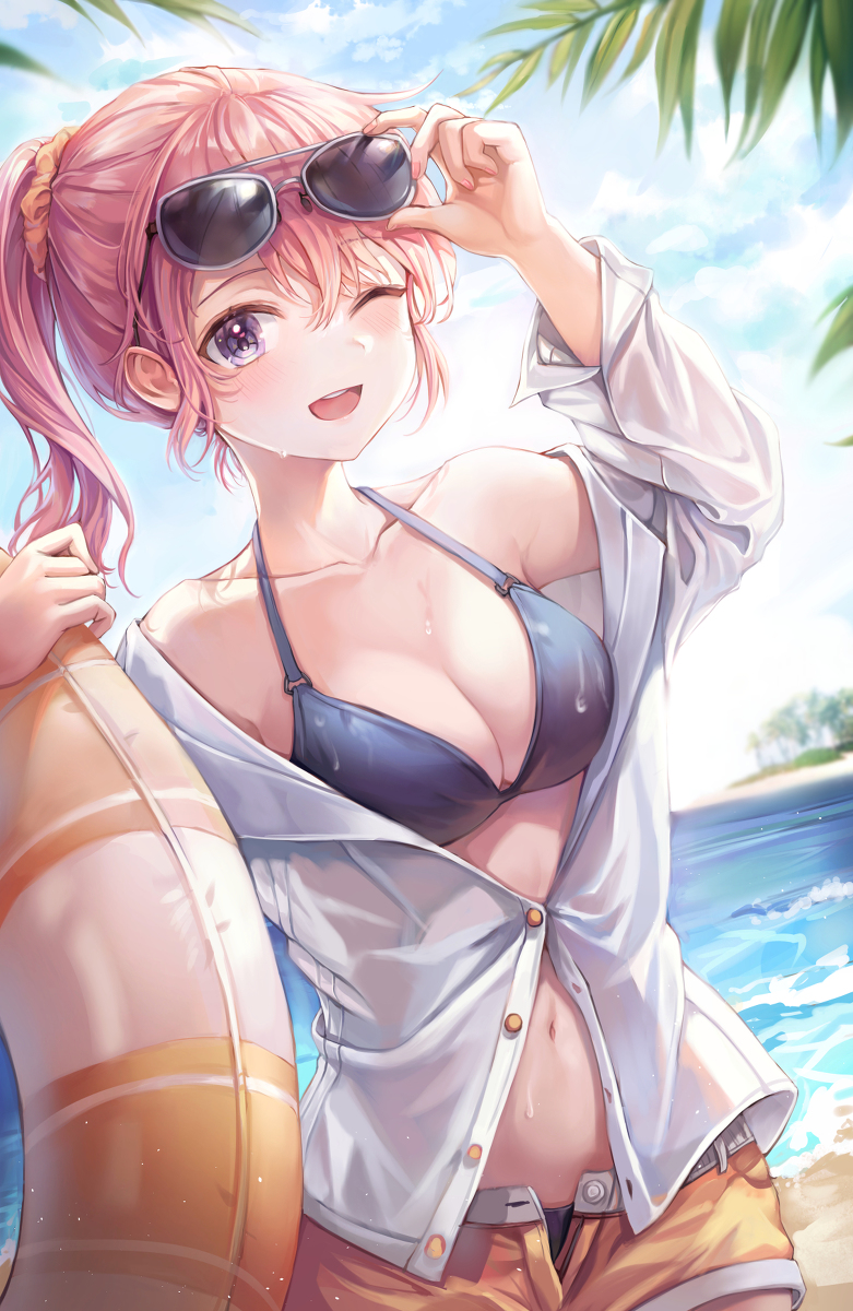 This is a pixiv picture whose title is 夏.