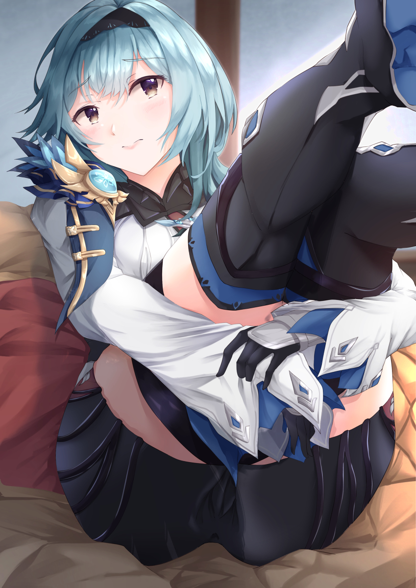 This is a pixiv picture whose title is Eula Serenitea Visit.