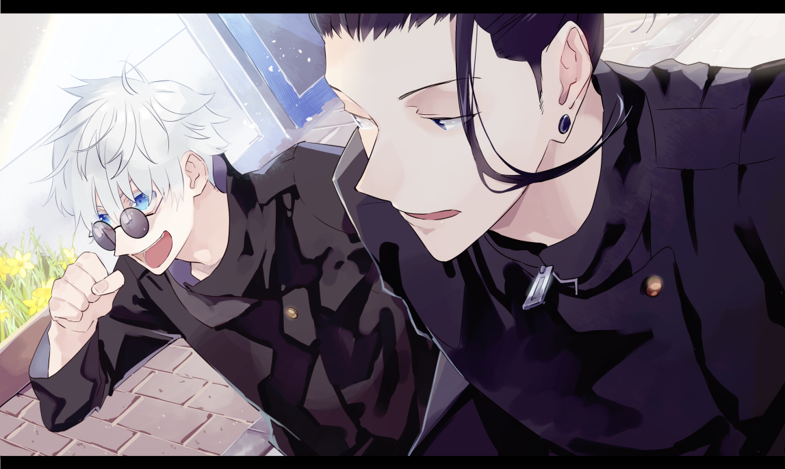 This is a pixiv picture whose title is 【呪術】親友.