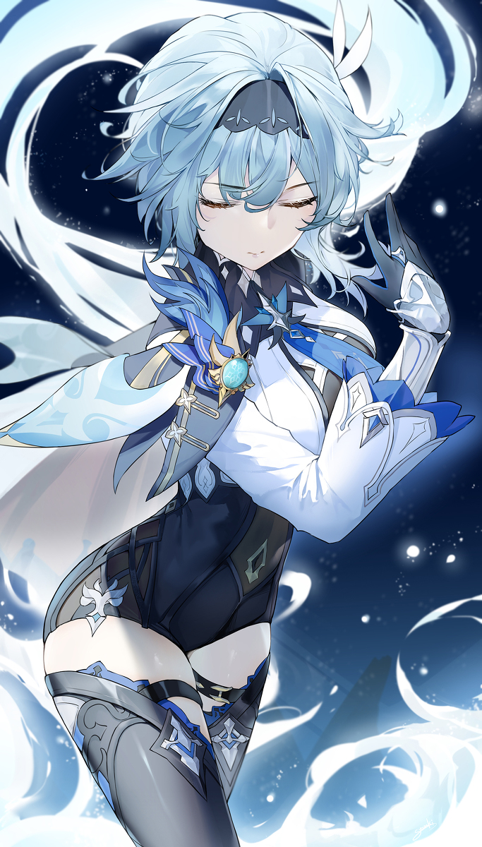 This is a pixiv picture whose title is 优菈.