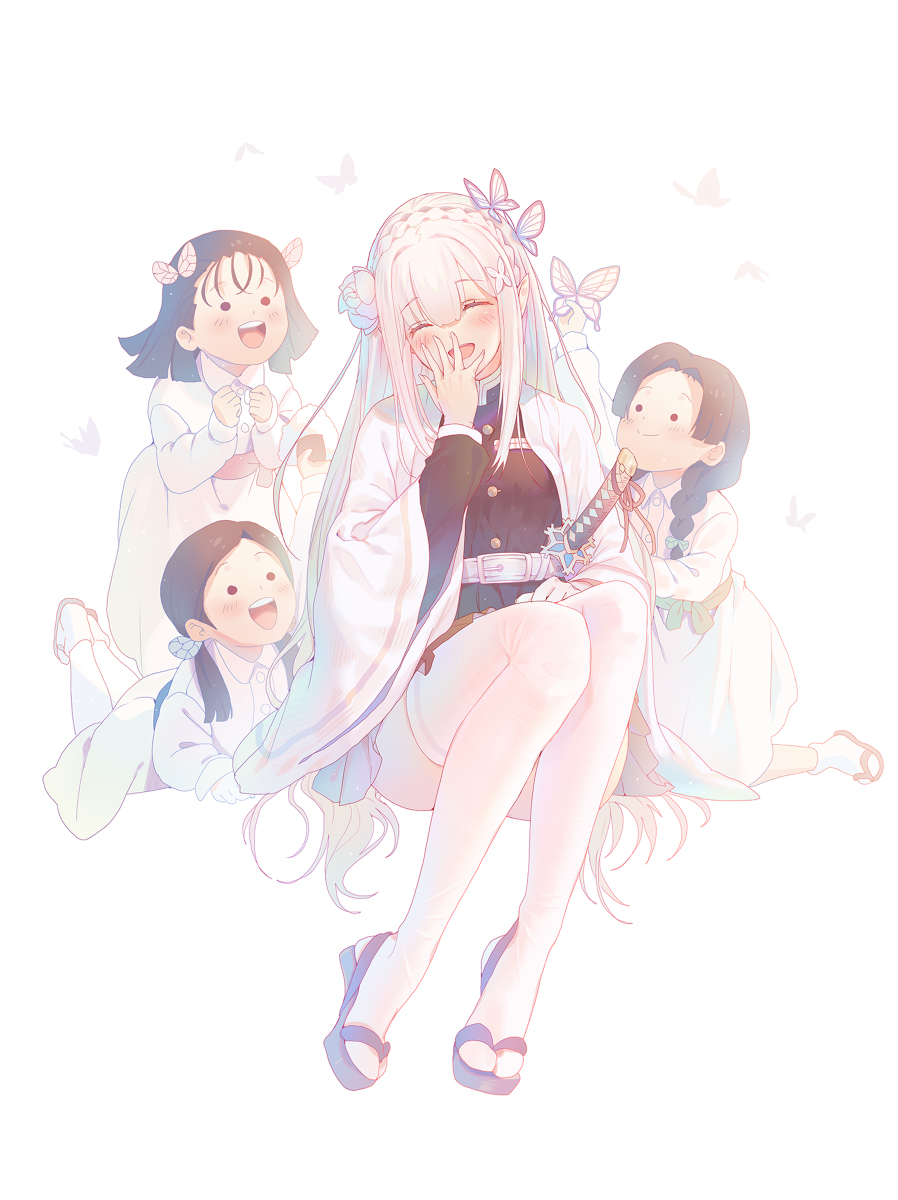 This is a pixiv picture whose title is 蝶々屋敷.