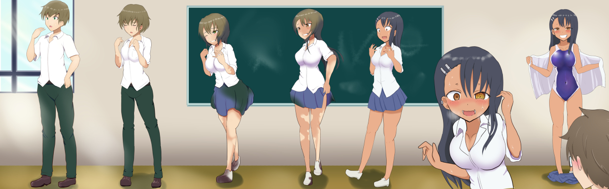 This is a pixiv picture whose title is イジりたい長瀞さん.
