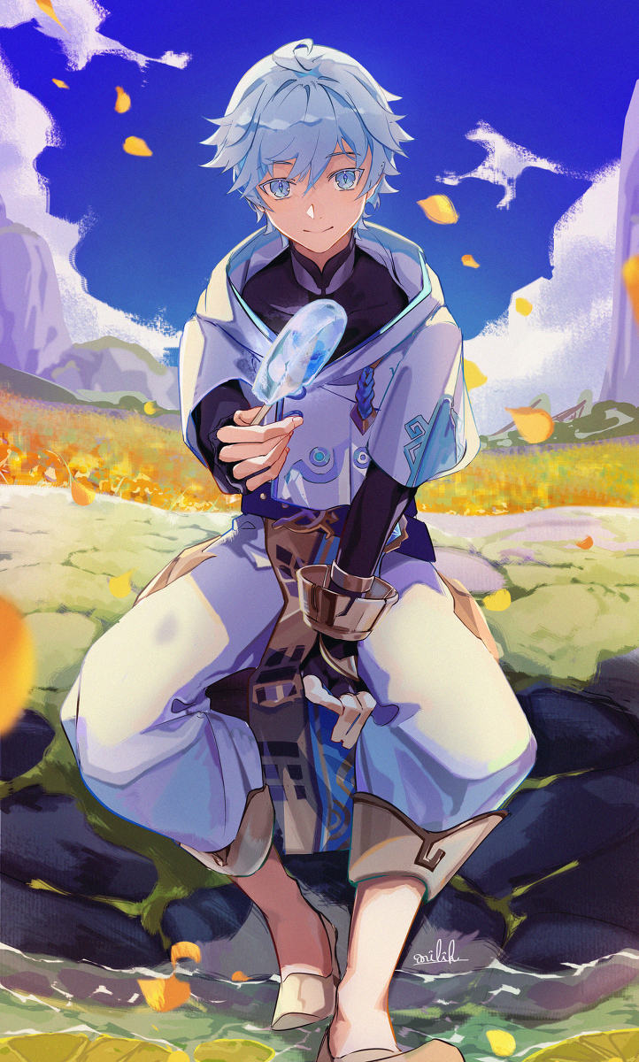 This is a pixiv picture whose title is 重雲くん.