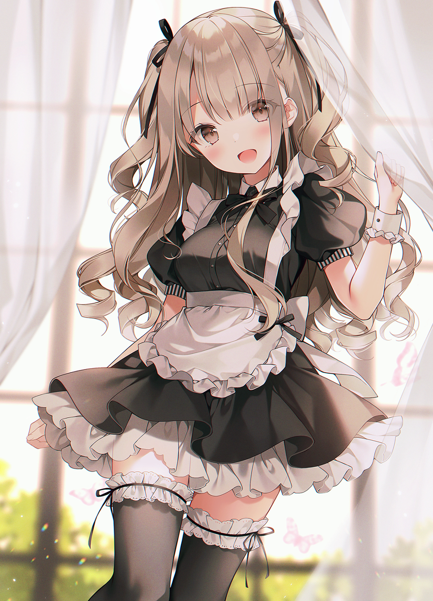 This is a pixiv picture whose title is メイド.