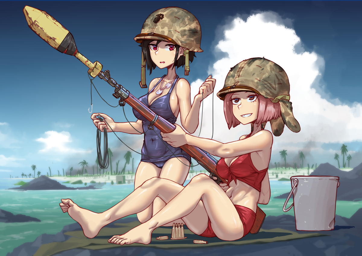 This is a pixiv picture whose title is Fishing.