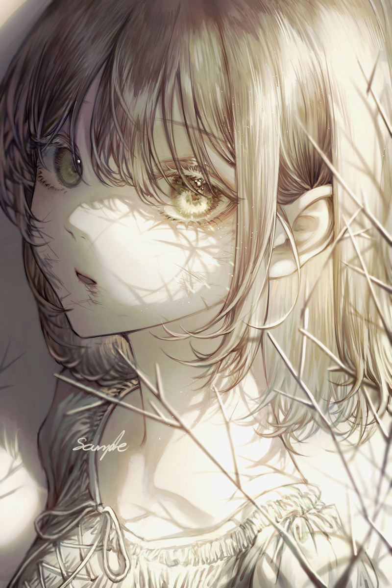 This is a pixiv picture whose title is work.