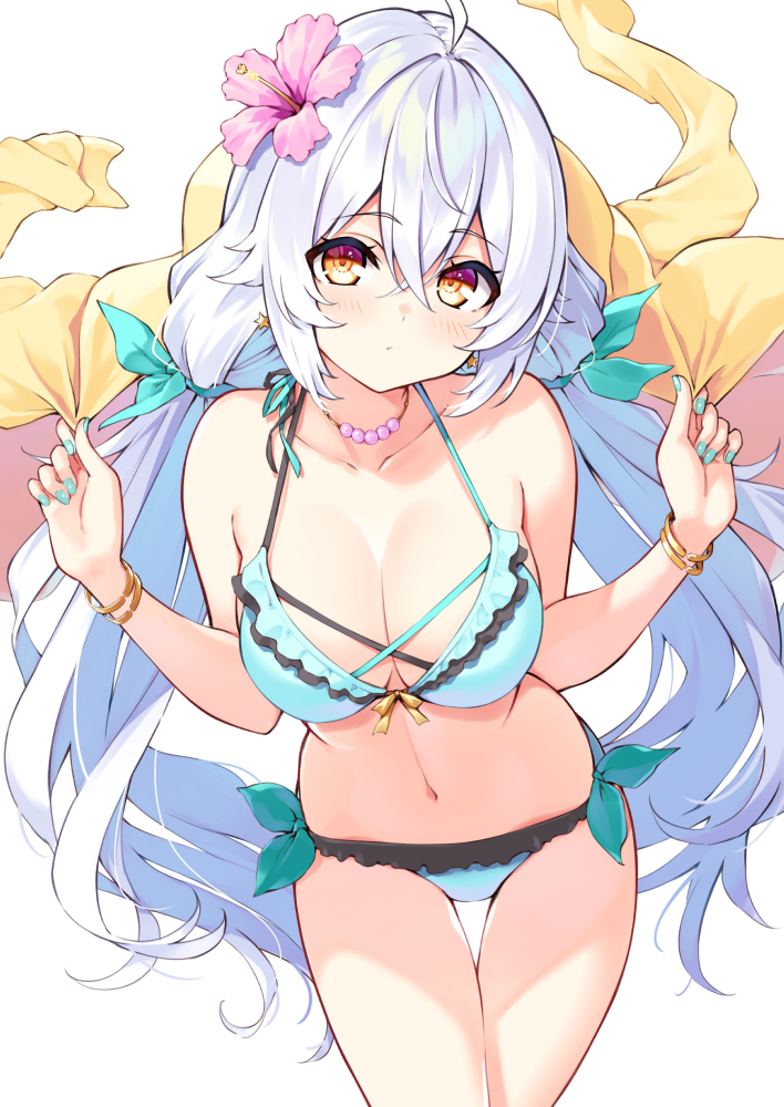 This is a pixiv picture whose title is 水着ラプアさん.