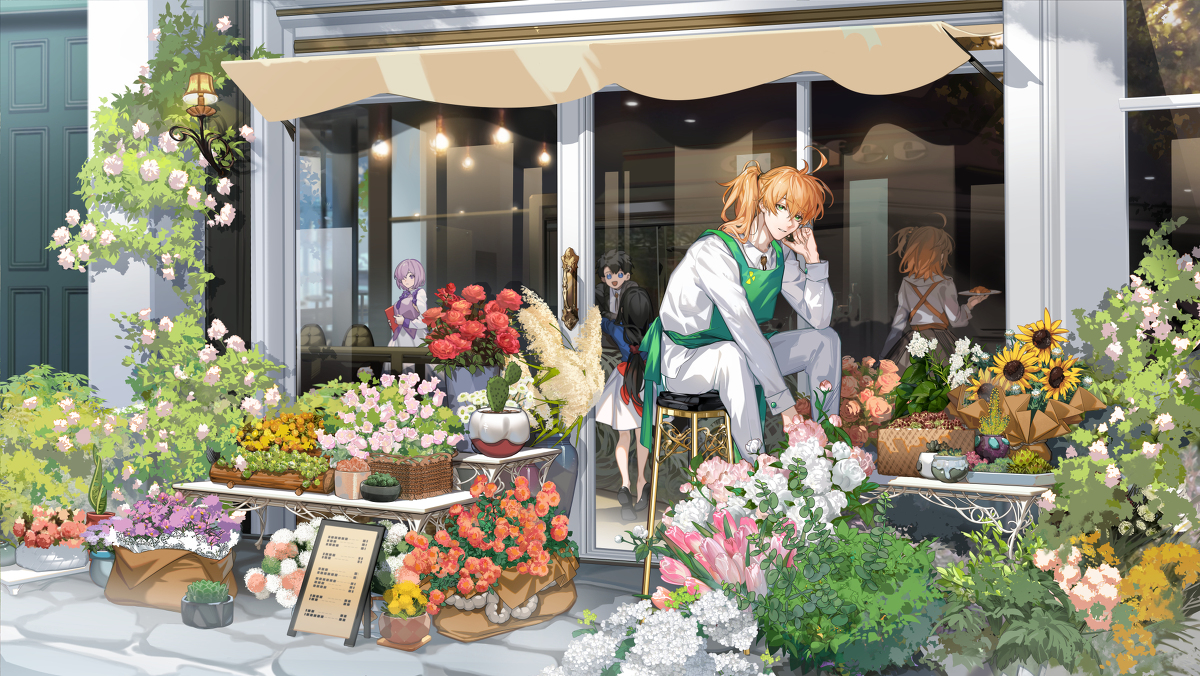 This is a pixiv picture whose title is florist.