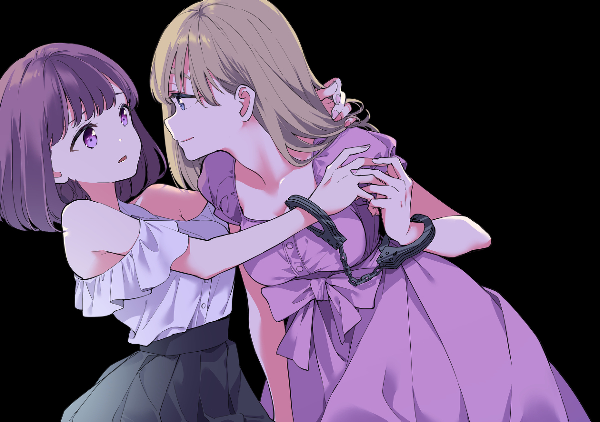 This is a pixiv picture whose title is 共依存百合.