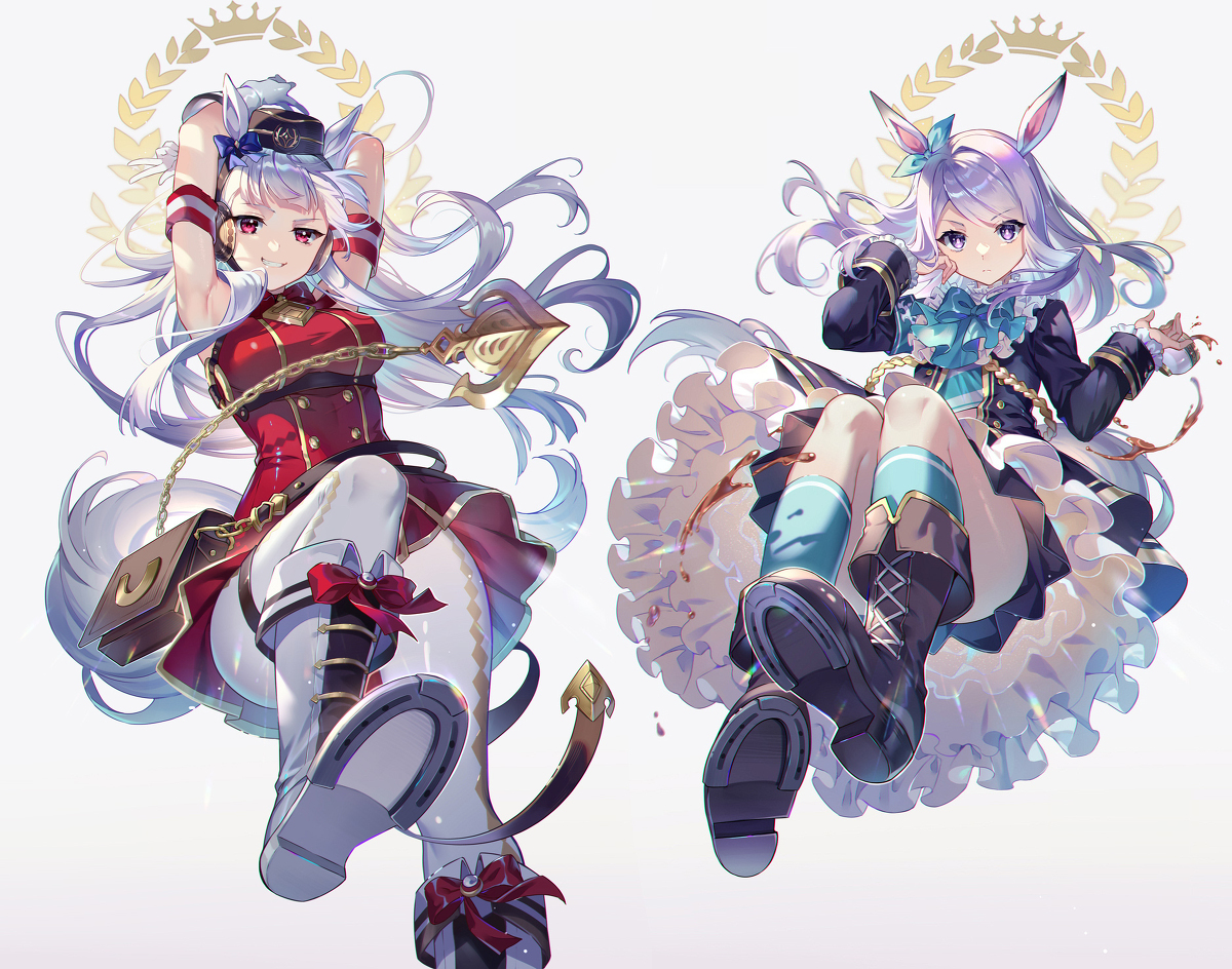 This is a pixiv picture whose title is ウマ娘プリティーダービー.