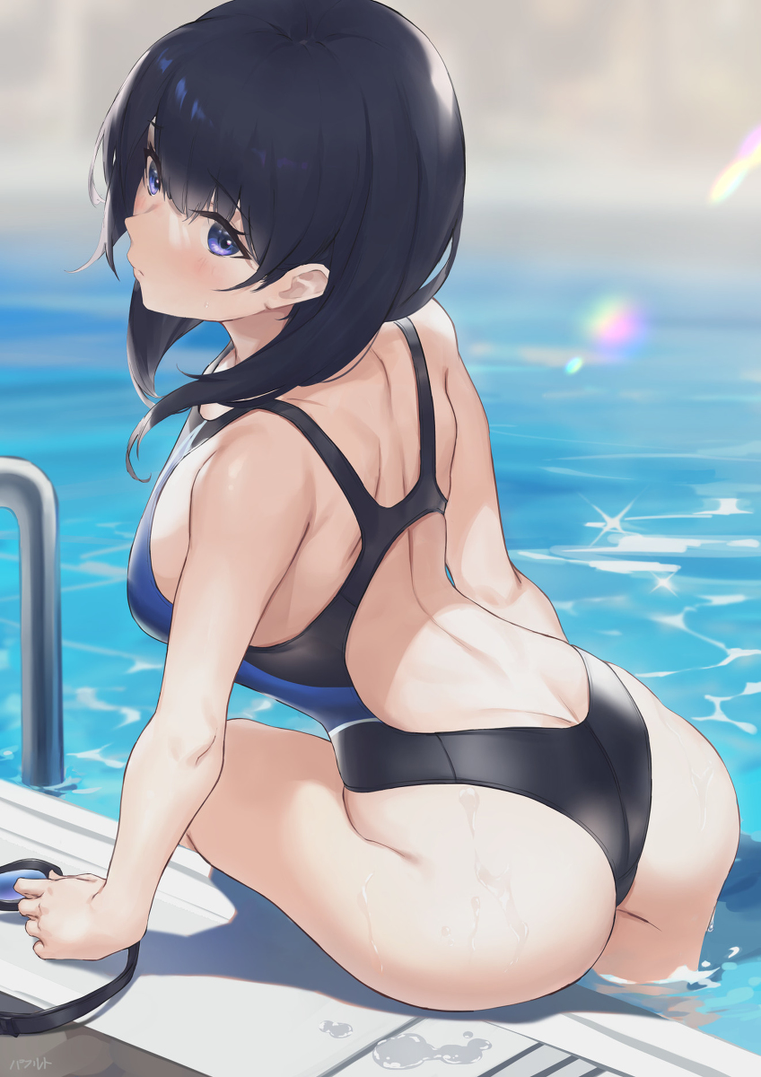 This is a pixiv picture whose title is 水着宝多六花 2.